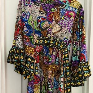 Betsey Johnson V-neck Bambi dress